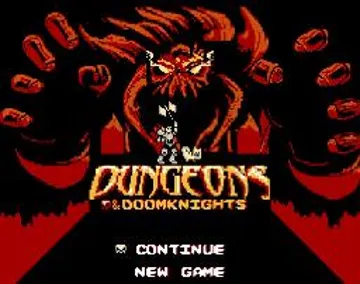 Dungeons & Doomknights (USA) (Aftermarket) (Unl) screen shot title